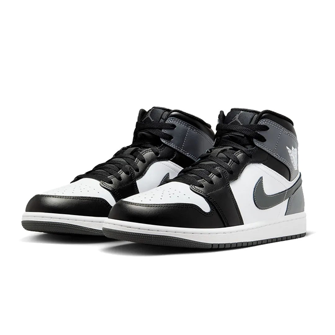 AIR JORDAN 1 MID BLACK/IRON GREY-WHITE