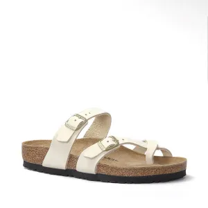 Birkenstock Mayari Ecru Nubuck Leather Regular