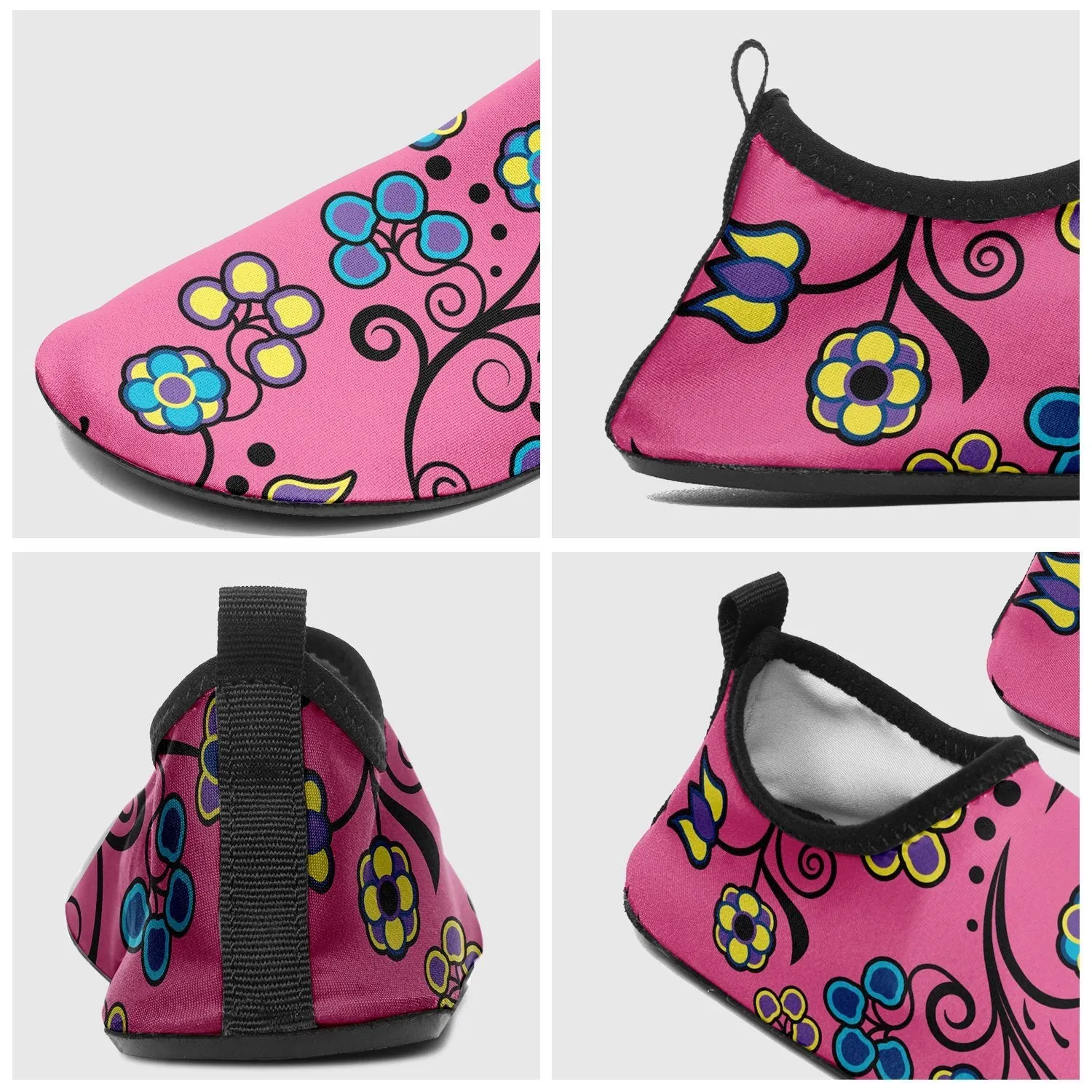 Blue Trio Bubblegum Kid's Sockamoccs Slip On Shoes