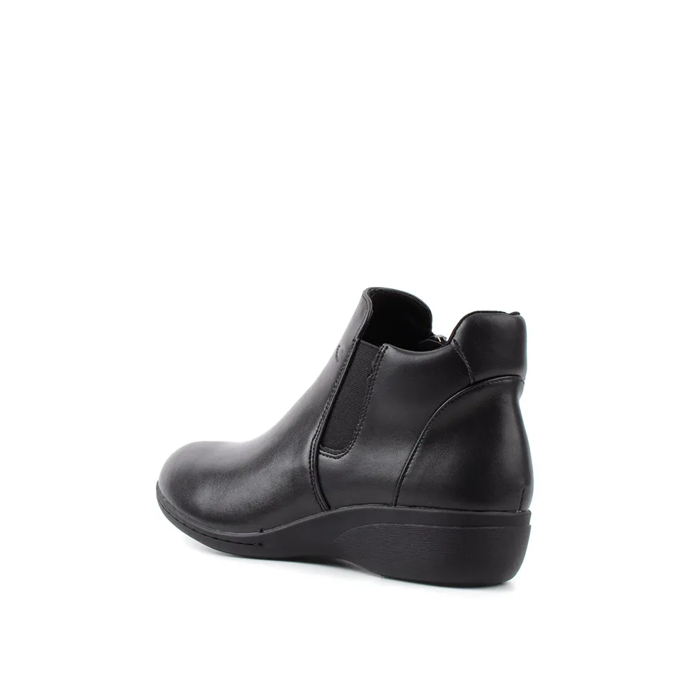camel active Women Callie 1 Zipper Boots -712401-KT01SV-1-BLACK