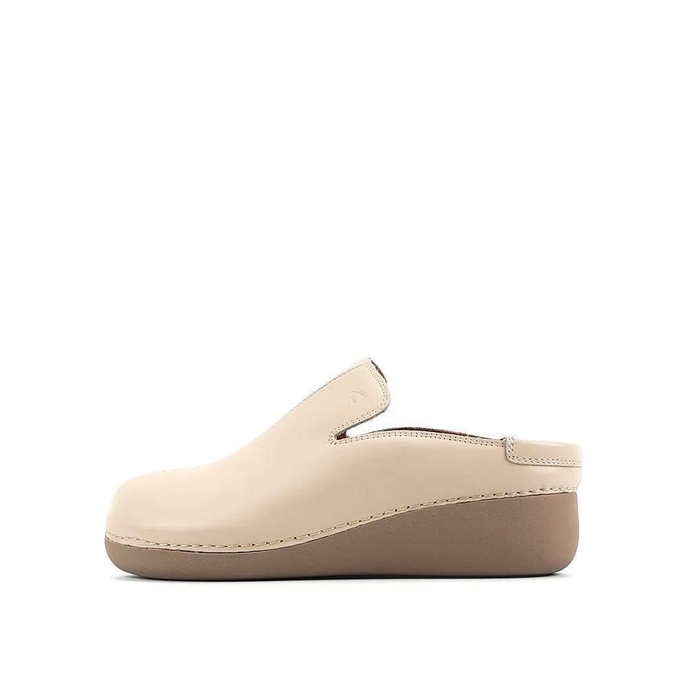 camel active Women Faye 1 Leather Slip-On Mules -752406-DZ01SV-0-WHITE