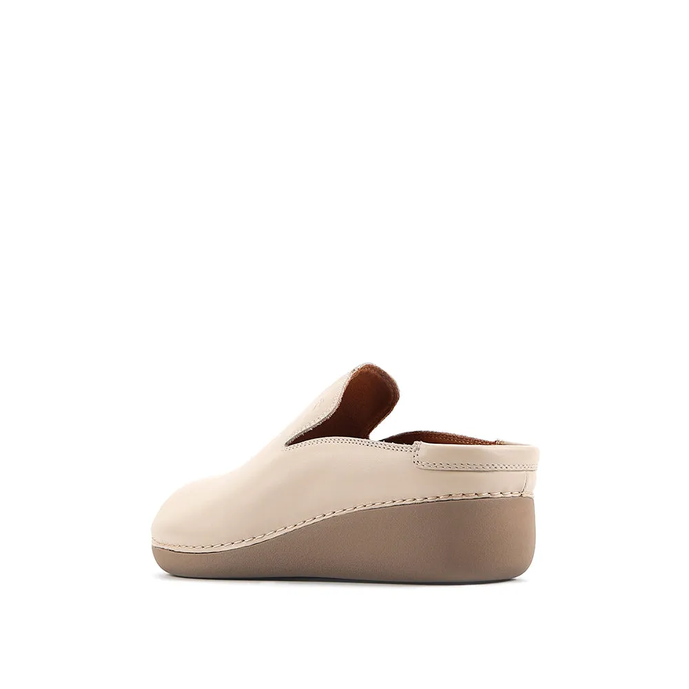 camel active Women Faye 1 Leather Slip-On Mules -752406-DZ01SV-0-WHITE