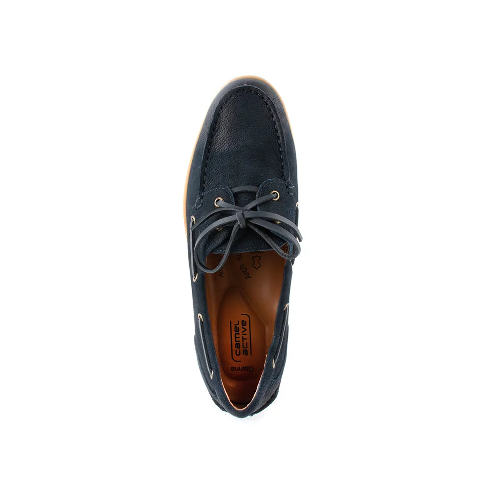camel active Women Gianna Comfort Loafer Shoes -752404-DZ01SV-43-NAVY