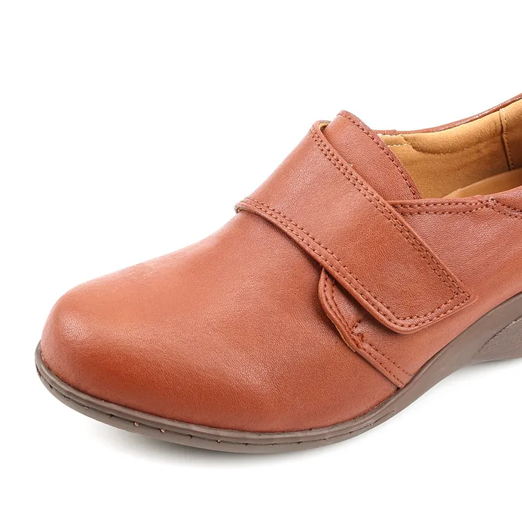 camel active Women PAST 6 comfort slip-on shoes -732404-BL02SV-3-BROWN