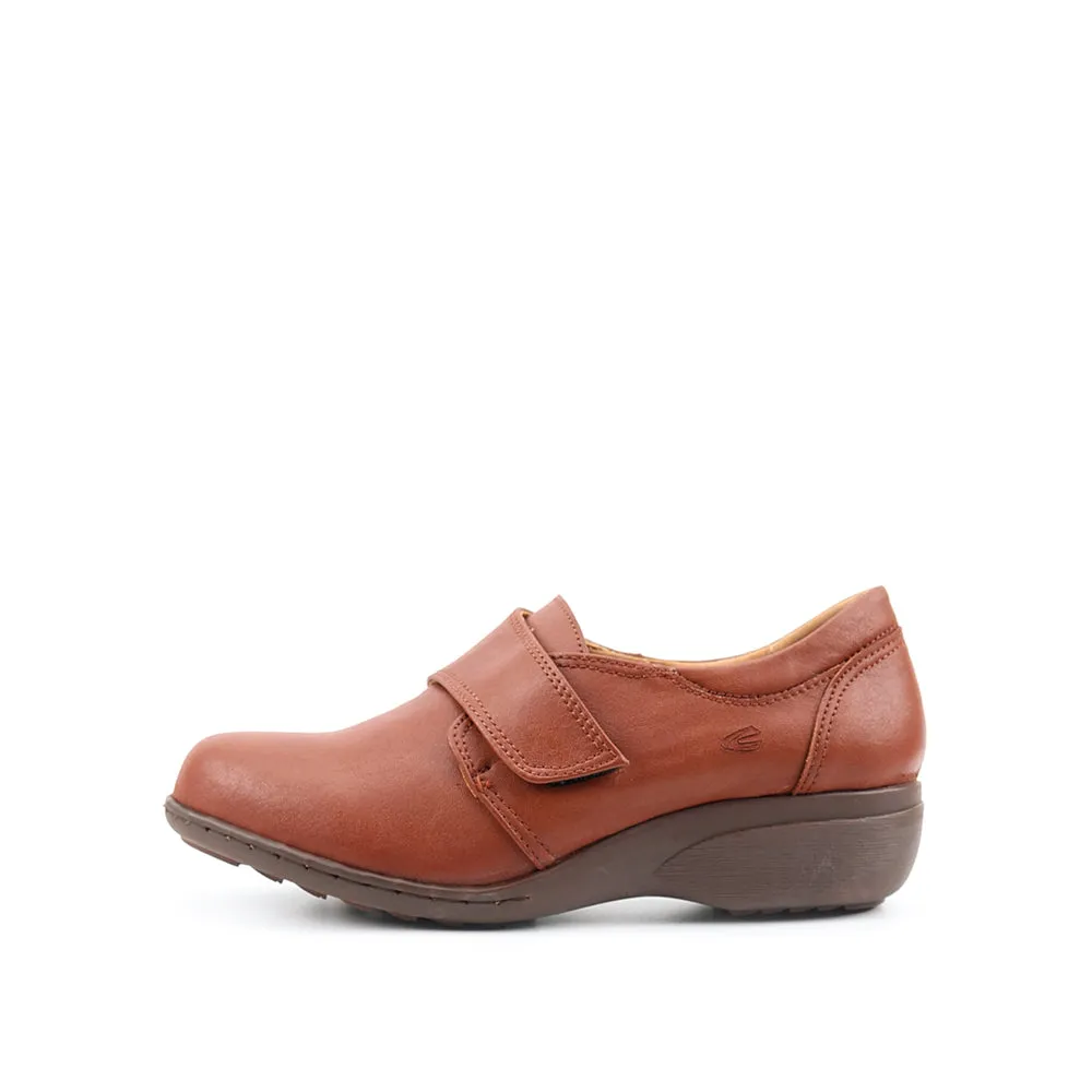 camel active Women PAST 6 comfort slip-on shoes -732404-BL02SV-3-BROWN