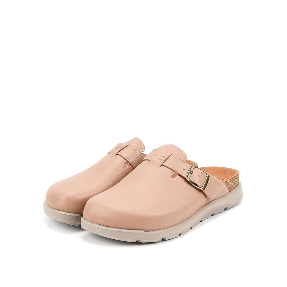 camel active Women Trinity 1 Buckled Clogs Sandals -752407-CV02SV-57-NUDE