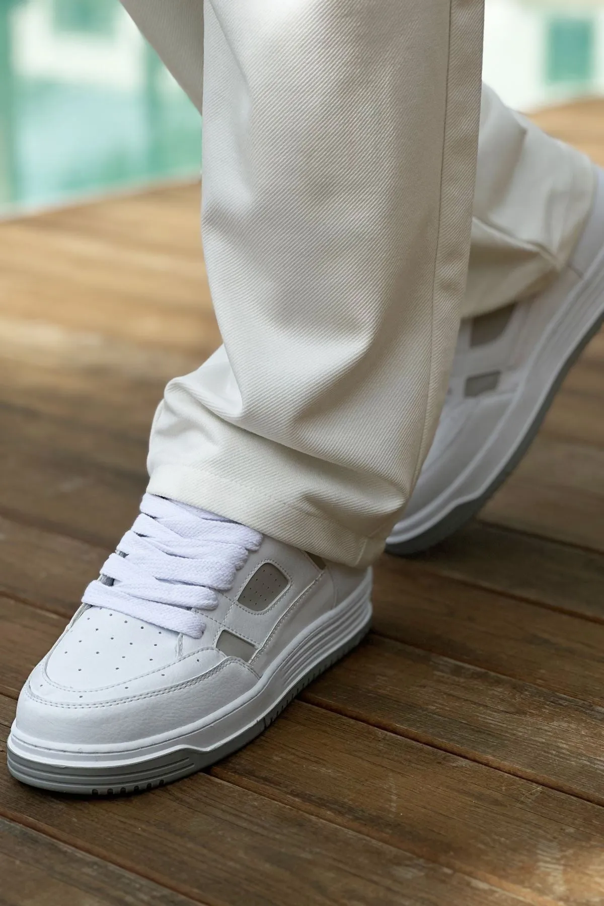 CH2410 CBT Avax Men's Sports Shoes WHITE/GREY