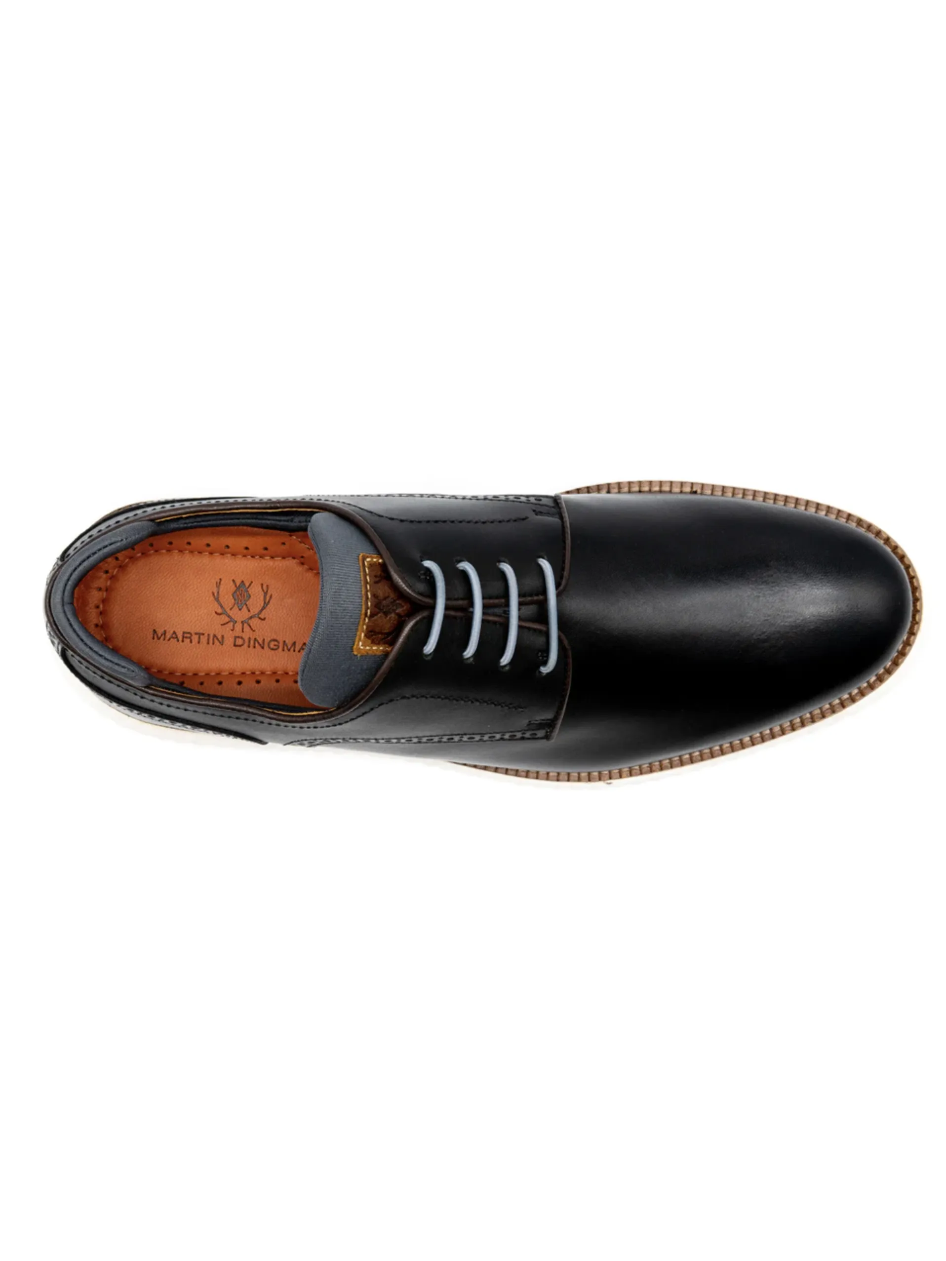 Countryaire Saddle Leather Plain Toe in Black