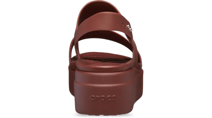 Crocs Brooklyn Low Wedge Dark Clay