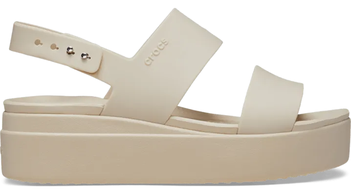 Crocs Brooklyn Low Wedge Sandstone