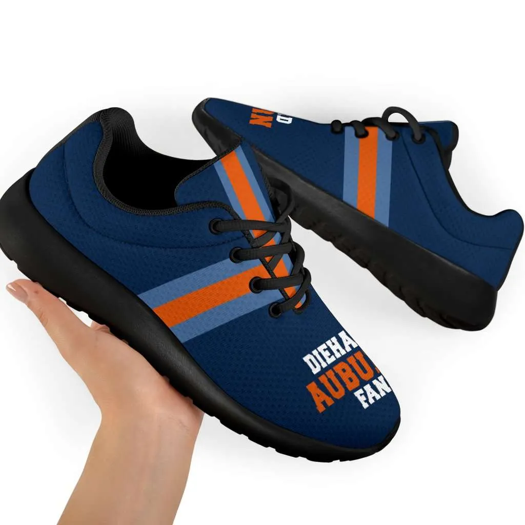 Diehard Auburn Fan Sport Sneakers