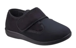 GBS Frenchay Womens Wide Fit Touch Fastening Slipper