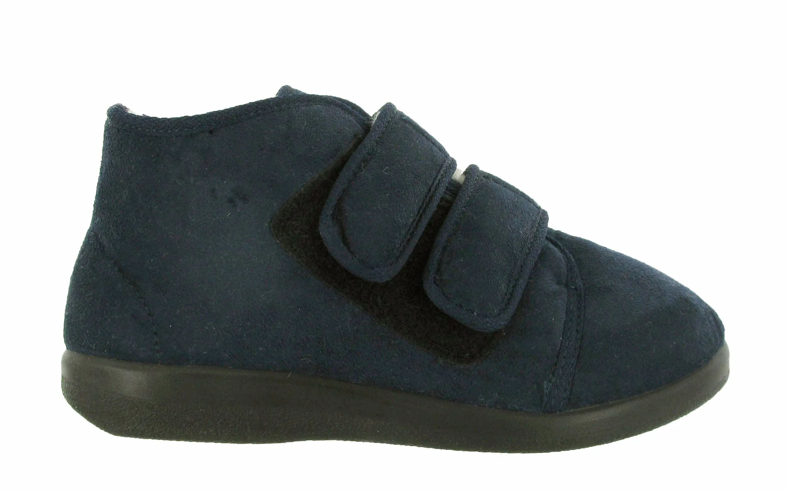 GBS Torbay Womens Extra Wide Warm Lined Touch Fastening Slipper Bootee