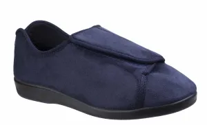 GBS Walton Womens Wide Fit Touch Fastening Full Slipper