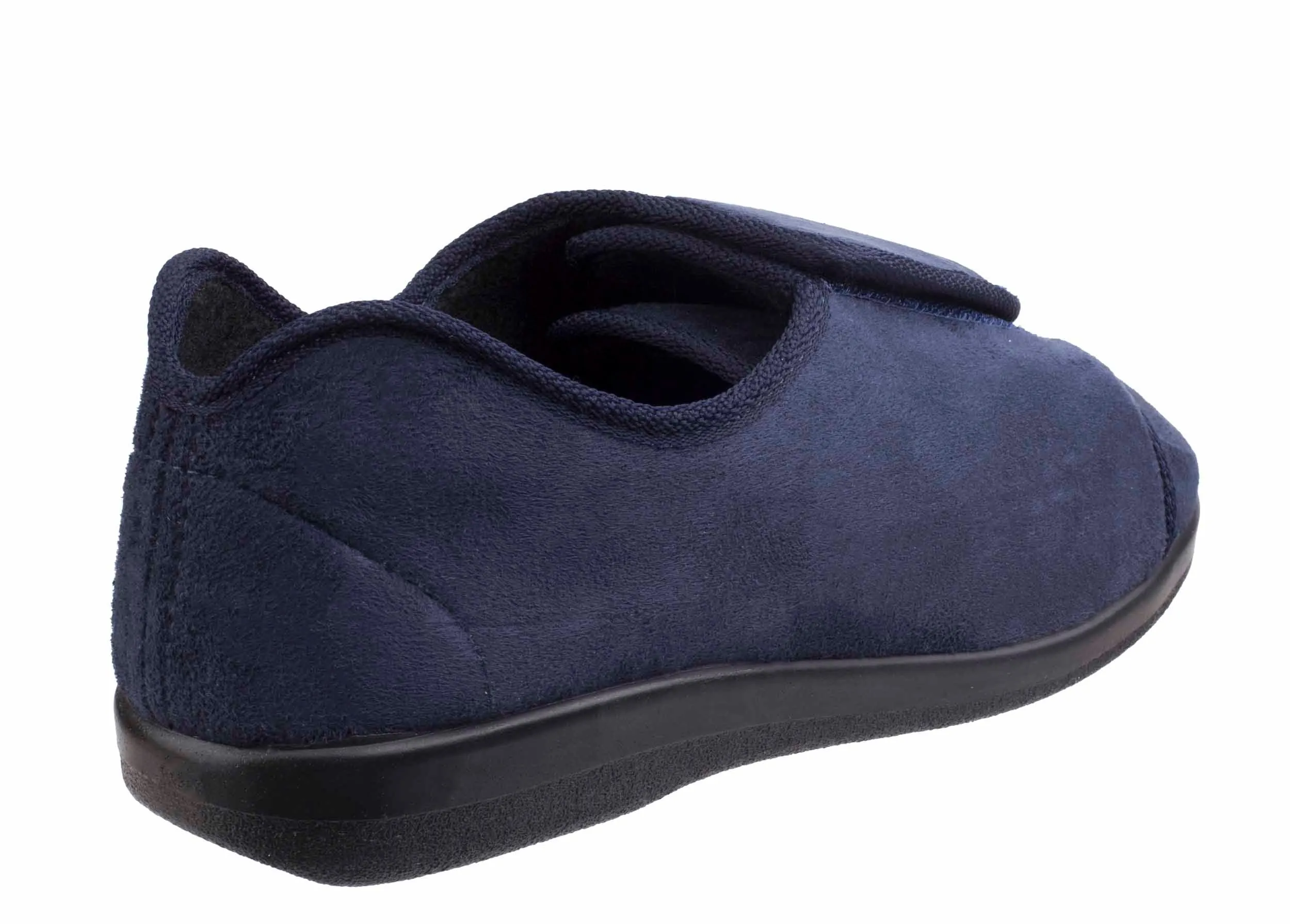 GBS Walton Womens Wide Fit Touch Fastening Full Slipper