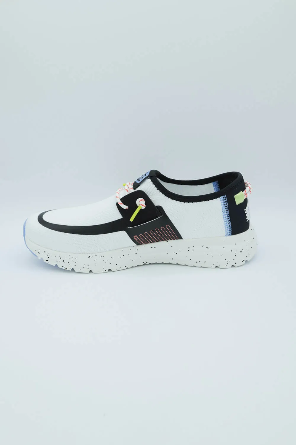 HEYDUDE Men's Sirocco Bold Shoes in White Multi | 42231-100