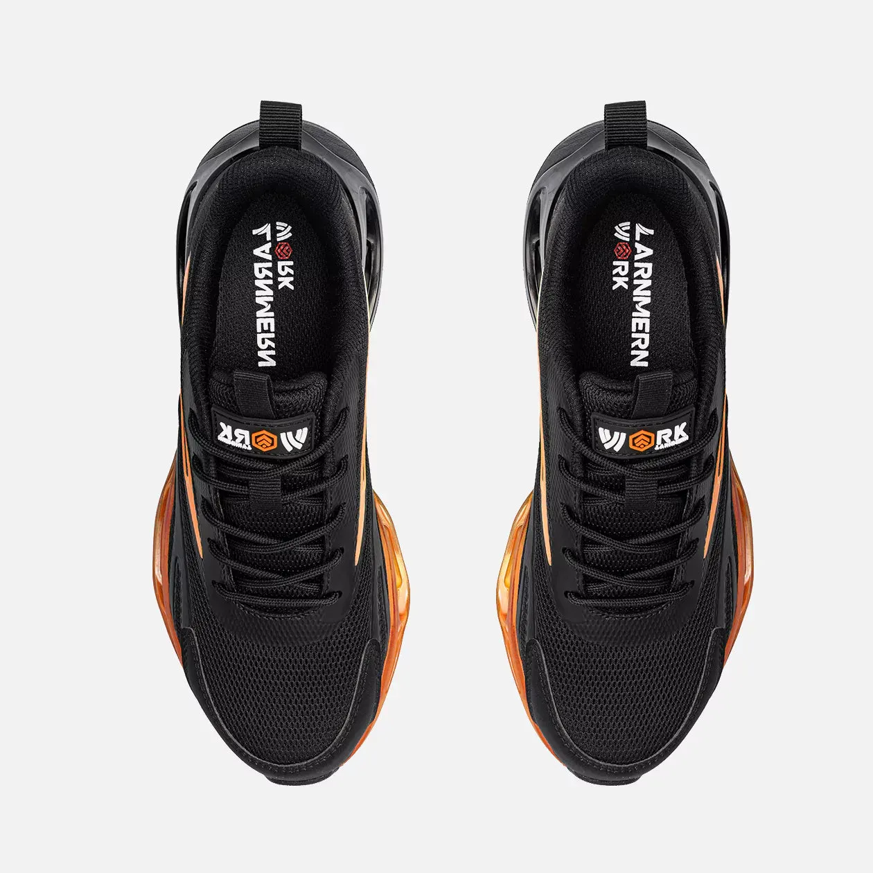 Larnmern Steel Toe Sneakers for Men, Lightweight Shock Absorption Comfortable Work Safety Shoes, #21094