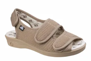 Mirak Celia Ruiz 213 Womens Extra Wide Touch Fastening Canvas Sandal