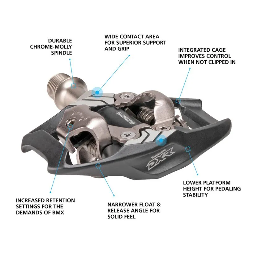 PD-MX70 SPD Bike Pedal with Cleats