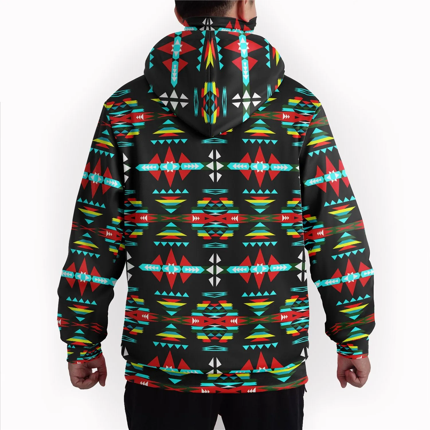 River Trail Sunset Hoodie with Face Cover