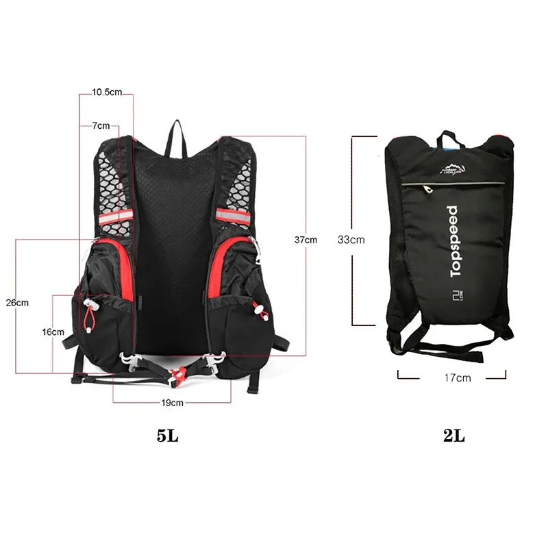 Running Bag Bicycle Running Backpack Cycling Hydration Rucksack Men Sport Bag Waterproof Riding Bike Back Pack