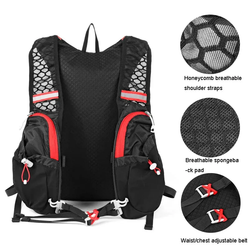 Running Bag Bicycle Running Backpack Cycling Hydration Rucksack Men Sport Bag Waterproof Riding Bike Back Pack