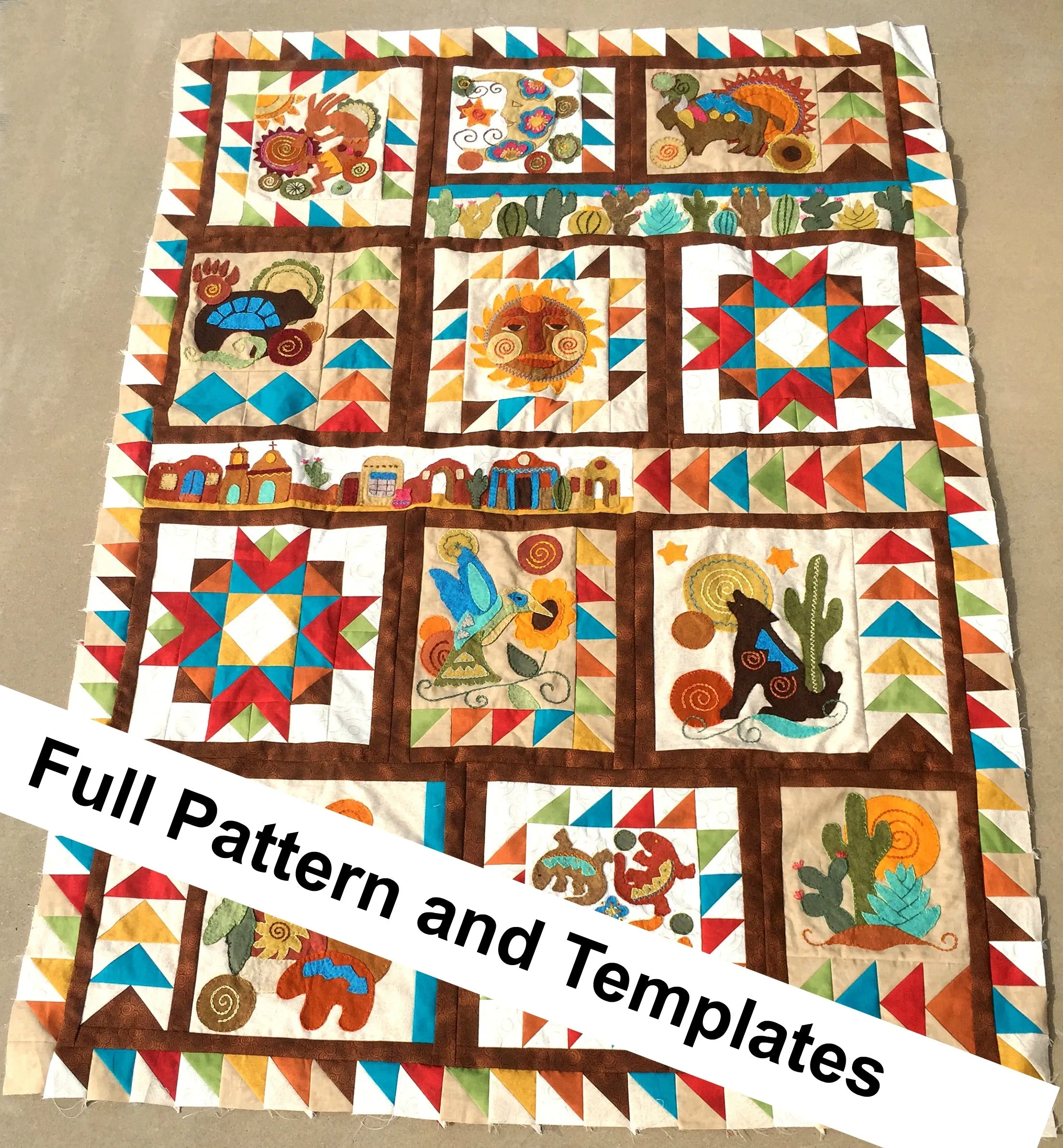 Sonoran Trail Digital Print at Home Pattern