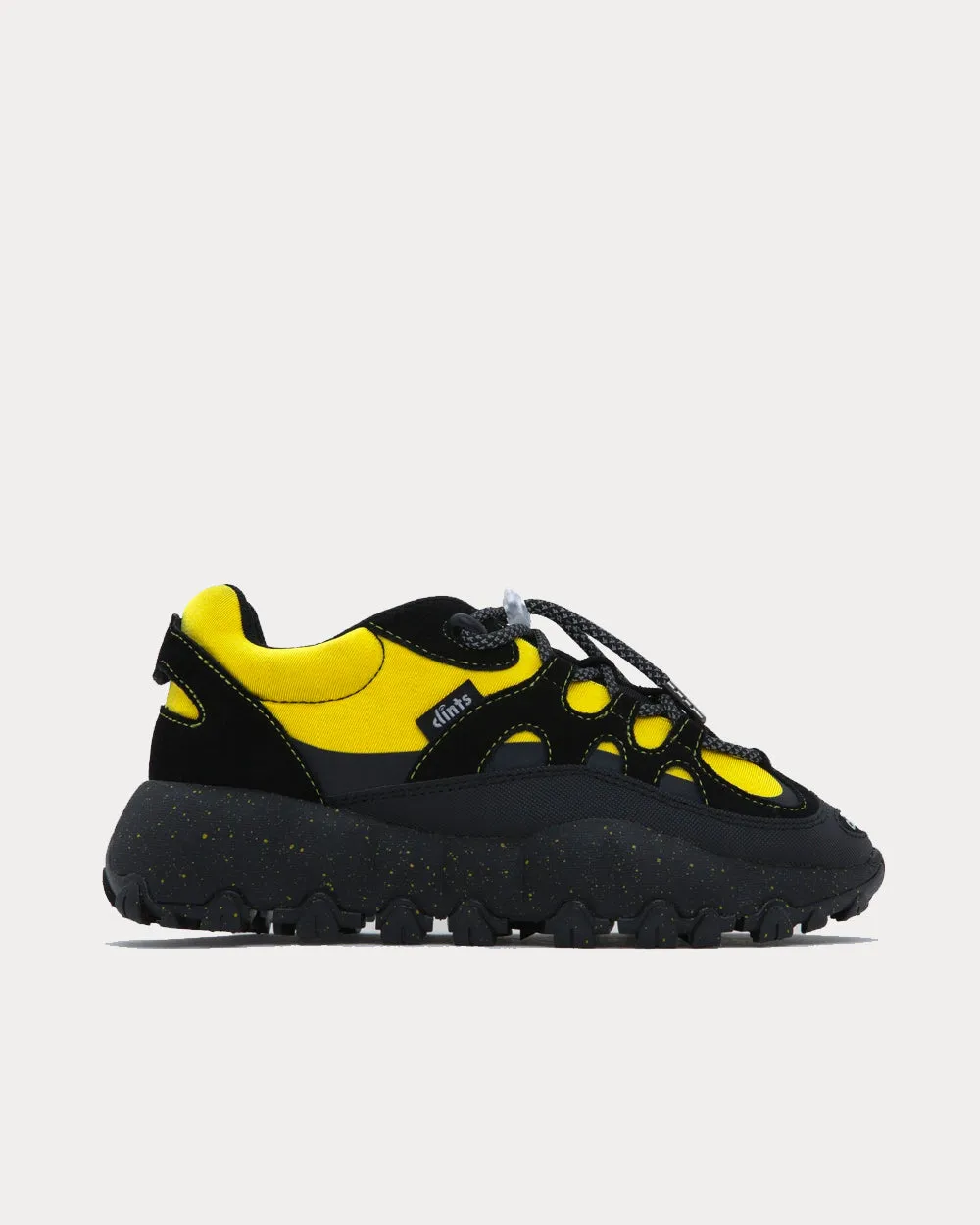 Sting Black / Electric Yellow Low Top Sneakers