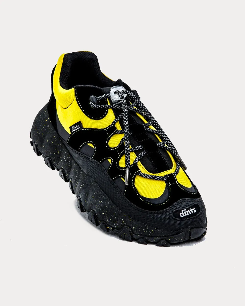 Sting Black / Electric Yellow Low Top Sneakers