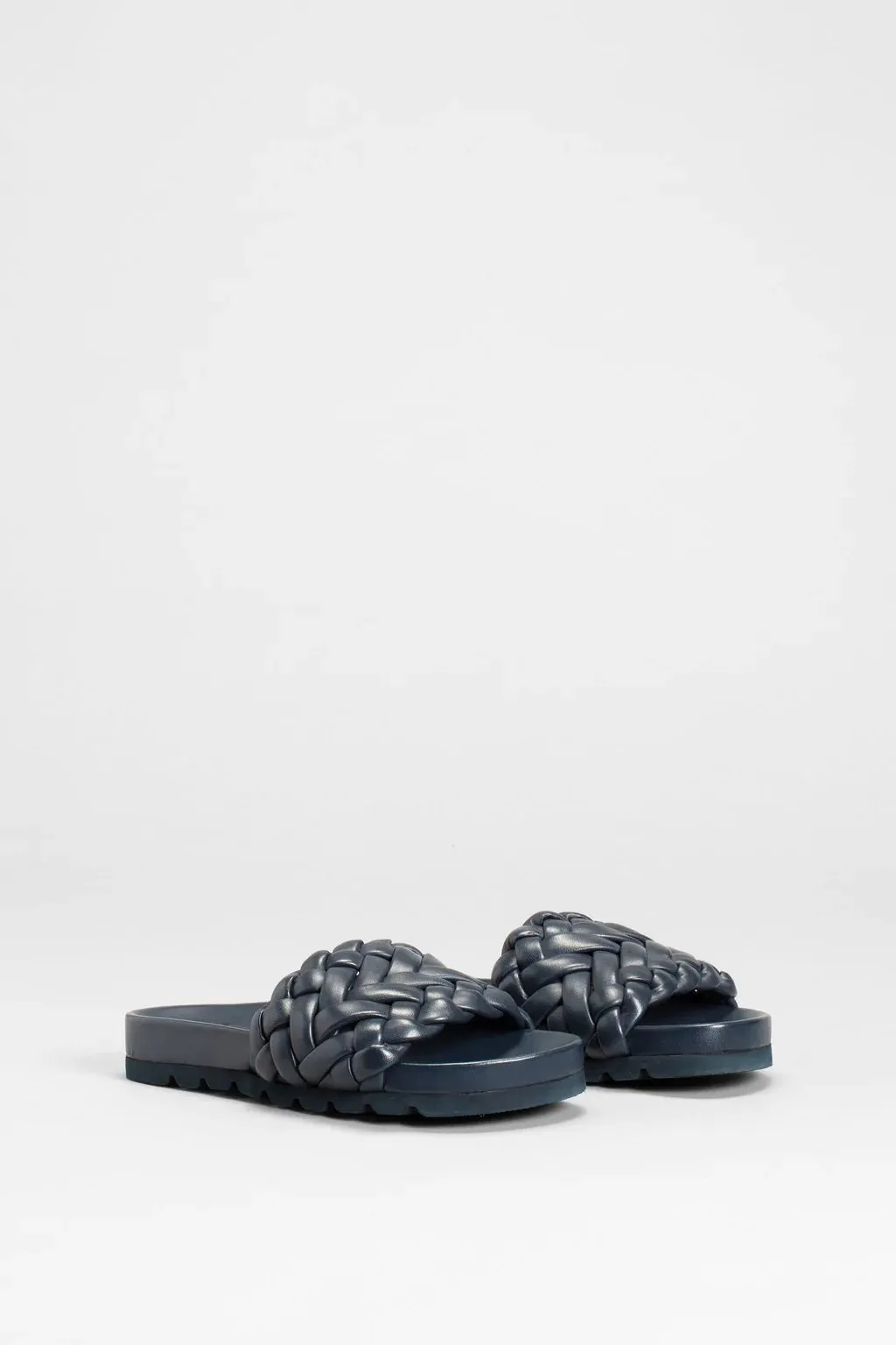 Tonde Leather Slide