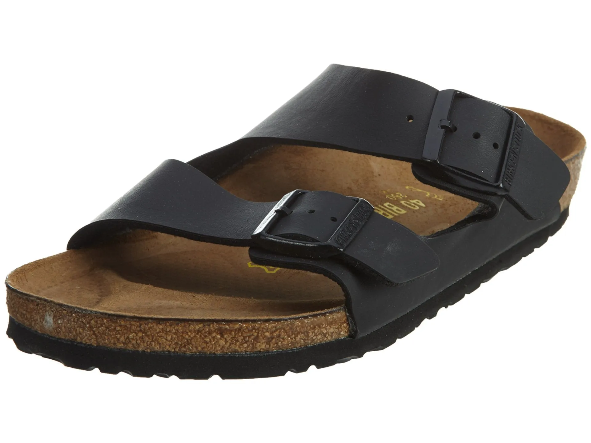 Unisex Shoes Birkenstock ARIZONA Soft Footbed Slide Sandals 0551251 BLACK BIRKO