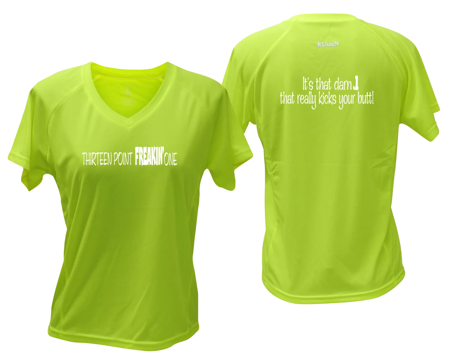 Women's Reflective Short Sleeve Shirt - Freaky 13